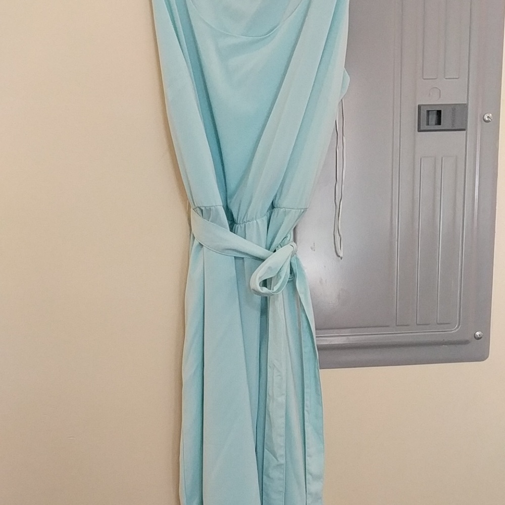 Light teal dress
